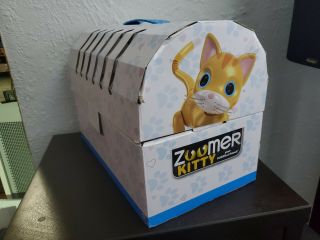 Zoomer Kitty Interactive Robotic Cat - " Whiskers The Orange Tabby " - Barely