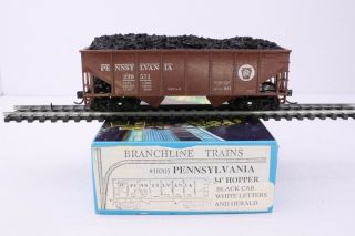 Athearn Branchline Ho Scale Pennsylvania Railroad 34’ 2 Bay Hopper With Load Kd