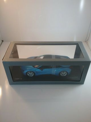 Bmw I8 In Blue And Black Diecast In 1:18 Scale By Paragon