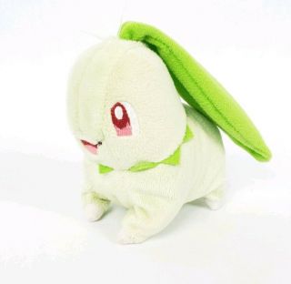 Pokemon Hasbro Chikorita Plush Stuffed Toy Doll Lets Go Johto 5 "