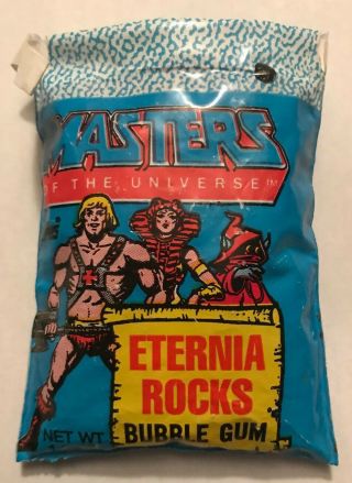 Vintage Topps 1984 Masters Of The Universe Eternia Rocks Bubble Gum Orko Mattel