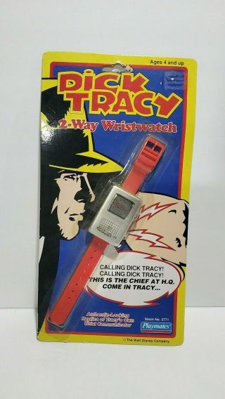 Dick Tracy 2 - Way Wristwatch By Playmates 1990 The Walt Disney Company - 5771