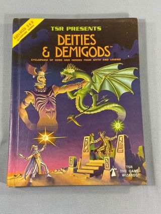 Tsr Ad&d Deities & Demigods Cyclopedia Of Gods & Heroes From Myth & Legend 128p