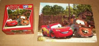 2 Disney Pixar Cars 24 piece Puzzles,  Ages 3 - 7,  10 
