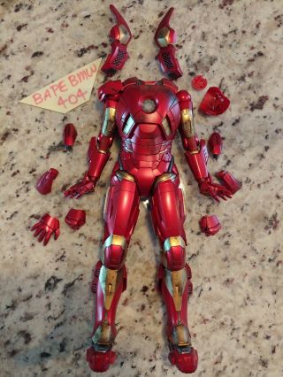 (us) Hot Toys 1/6 Iron Man Mark Ix 9 Read Descrip Collectible Figure Im3