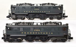 3RD Rail Pennsylvania O Gauge Brass OiA AA Electric Locomotive Set 3