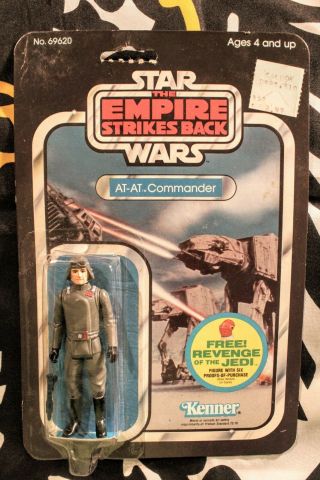 1982 Star Wars Esb Empire Strikes Back At - At Commander Figure