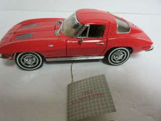 Franklin 1/24 Scale 1963 Red Chevy Corvette Sting Ray - Precision Model