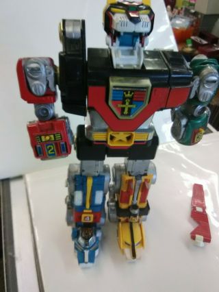 Vintage Voltron Diecast 1981 Made In Japan 11 Inches Tall