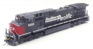 Overland Models Omi Brass Ho Scale Southern Pacific Dash 9 - 44cw (c44 - 9w) Sp 8195