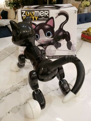Zoomer Kitty Interactive Robot Black Cat by Spin Master 3