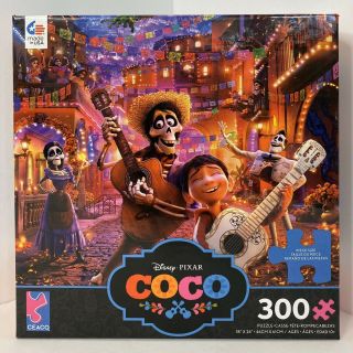 Ceaco Disney Pixar Coco 300 Piece Puzzle 18 " X 24 " With Puzzle Picture Poster