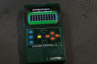2002 Mattel Classic Football 2 Electronic Handheld Game.