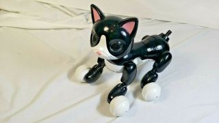 Zoomer Kitty Interactive Cat Robot Pet Kitten W/ Whiskers Missing Tail