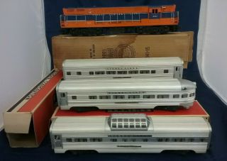Lionel 2341 Jersey Central Fm Train Master W/box And 3 Pass Cars