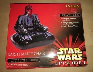 Star Wars Darth Maul Sith Lord Inflatable Chair Episode 1 Intex Nrfp Nos