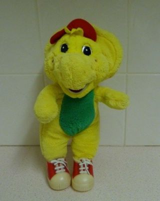 Barney Dinosaur Friend " Bj " Yellow Plush / Plastic Toy