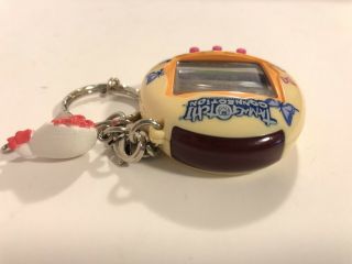 Tamagotchi Connection v2 Yellow Butterfly 2004 Shell With Charm 3