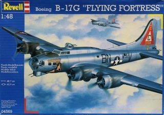 Revell 1:48 Boeing B - 17g B - 17 G Flying Fortress Plastic Model Kit 04569u