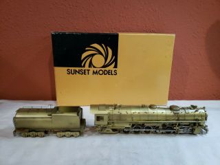 Ho Scale Brass Model Train Union Pacific 4 - 12 - 2 9000 Sunset Models By Samhongsa