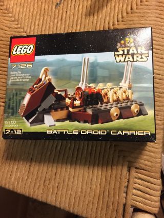 Lego Star Wars 7126 Battle Droid Carrier - Rare Sealed/unopened