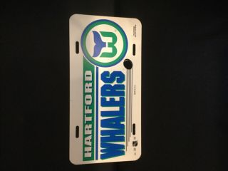 Nhl - Hartford Whalers - Plastic License Plate