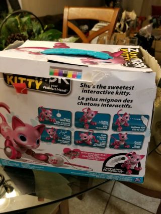 Zoomer Kitty Interactive Robot Pink Cat by Spin Master 2