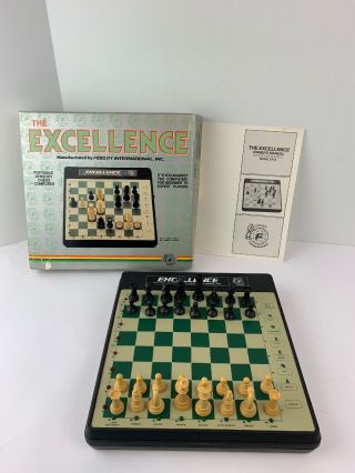 Early Electronic Chess Set,  " The Excellence " By Fidelity Chess Champions