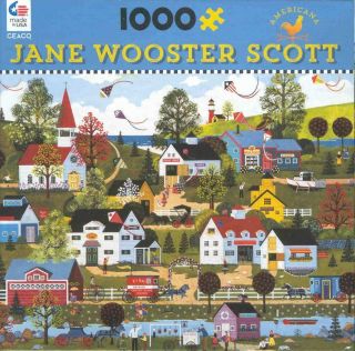 Jane Wooster Scott 2017 1000 Pc Jigsaw Puzzle On The Summer Wind