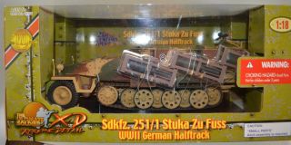 Ultimate Soldier Xd 1/18 Scale Wwii German Sdkfz.  251/1 Stuka Zu Fuss Halftrack