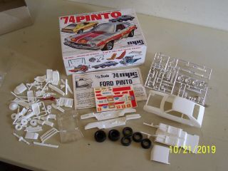 Vintage 1974 Ford Pinto Mpc 1/25 Model Kit 1 - 7412 - 250 Street Rod Stock Rally
