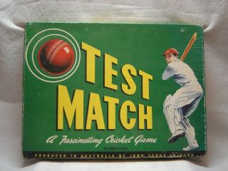 Test Match Cricket Game By John Sands 8 Ball Overs Vg Vintage