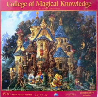 1500 Piece Jigsaw Puzzle College Of Magical Knowledge Fantasy 100 Complete