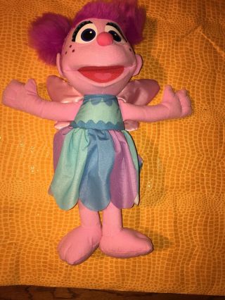 2014 Hasbro Jim Henson Muppets Sesame Street 22 " Jumbo Plush Abby Cadabby