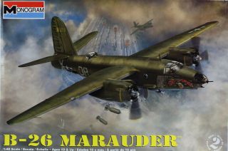 Monogram 1:48 B - 26 Marauder Plastic Model Kit 85 - 5529u