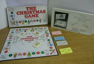 The Christmas Game 1980 Family Board Game 100 Complete
