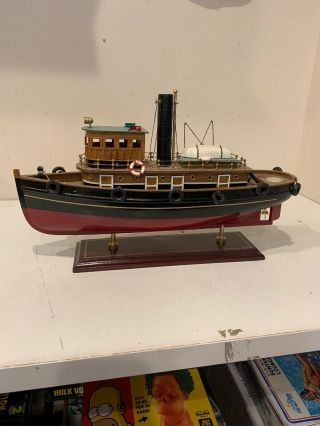 Model Ship Tug Boat 19 Inches Long