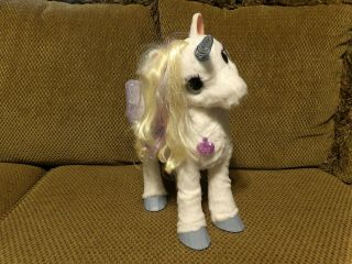 Furreal Friends My Magical Unicorn Starlily Interactive Lights Up Moves Sounds