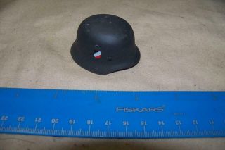 1/6 Scale Dragon Wwii German Metal Helmet W/2 X Stickers No Liner