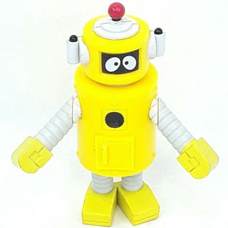 Yo Gabba Gaba Plex Robot Figure Toy Doll Figurine Yellow