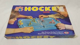 Awesome Shape Vintage 1970 Sure Shot Hockey Game Ideal Toy Complete
