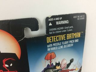 Vintage The Adventures of Batman and Robin Detective Batman MOC Kenner 1997 3