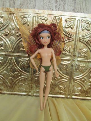 Disney Store Tinkerbell Fairies Pirate Fairy Zarina 10 " Doll Loose Nude