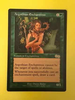 Argothian Enchantress - Ex,  Magic The Gathering,  Mtg