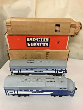 Lionel Postwar 2240 Wabash F3 Diesel Locomotive & Boxes