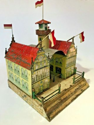 - - 1900 German Hand - Painted And Litho Station,  Issmayer,  Kbn,  Carette