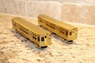 Mts Imports Ho Scale Brass Cta 6000 - 6130 Series Elevated Cars Pair Powered