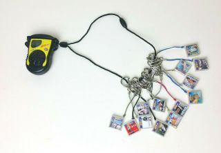 Vintage Tiger Electronics Hit Clips Music Player & 13 Clips Pink Britney Spears