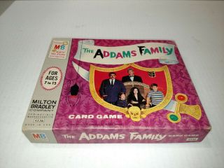 Vintage 1965 The Addams Family Card Game Complete Milton Bradley 4536