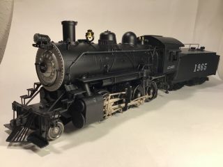 Santa Fe 2 - 8 - 0 3rd Rail O Scale Steam Locomotive Brass Atsf